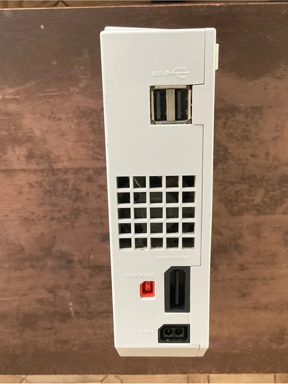 Nintendo White Console Top Cover with Subtle Logo